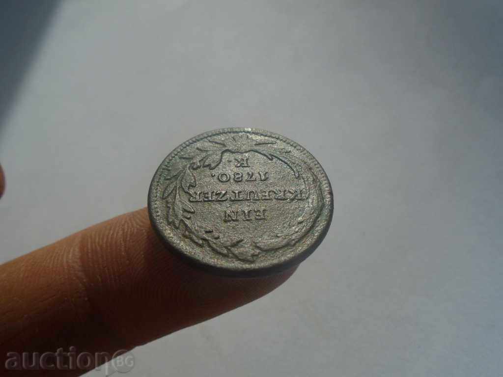 Delivery of EIN KREUTZER 1780. K. Delivery of EIN KREUTZER 1780. K.