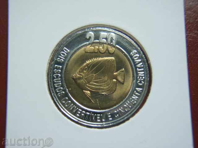 2,50 Escudos 2008 Cabinda (Кабинда) - Unc