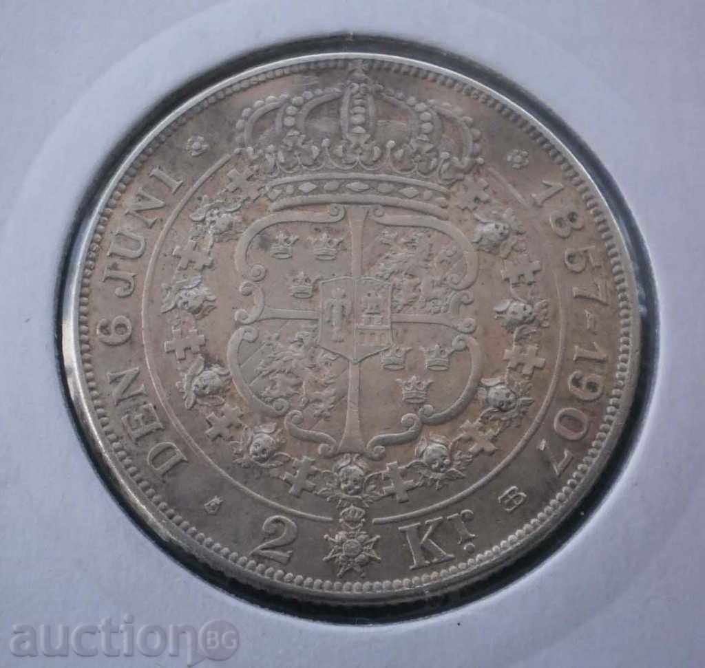 Suedia 2 coroane 1907 UNC cu preț € 33.23 | 64.99 BGN