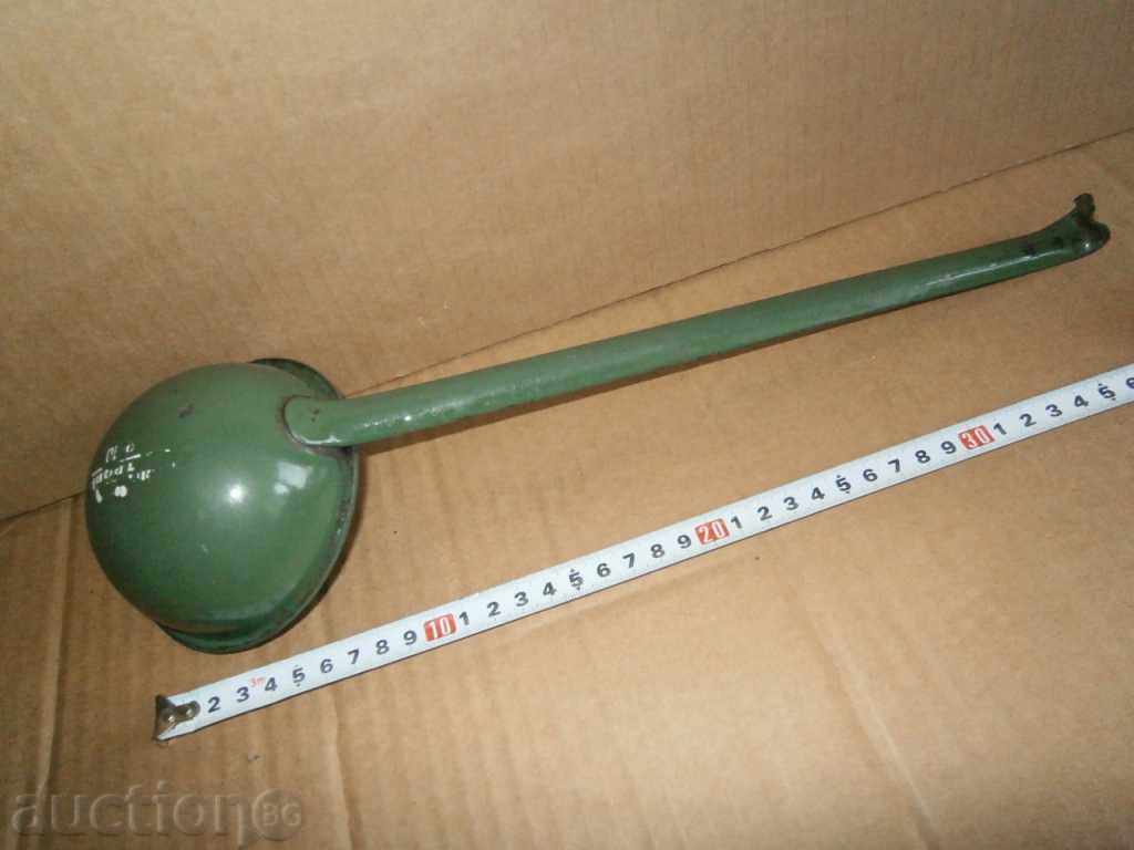 Antique enamel ladle vintage retro with price 21.00 BGN | € 10.74 Antique enamel ladle vintage retro with price 21.00 BGN | € 10.74
