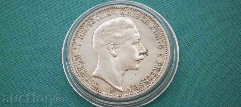 Germania 3 Timbre Reich 1909 AU - 6