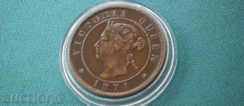 o. Prince Edward 1 Cent 1871 RRR - 6