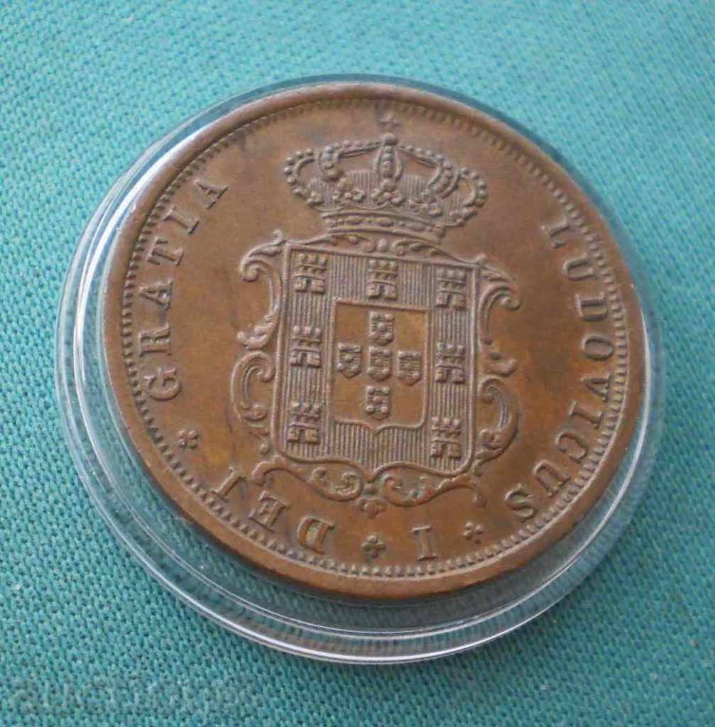 Portugalia 5 Ray AU 1868 RR - 5