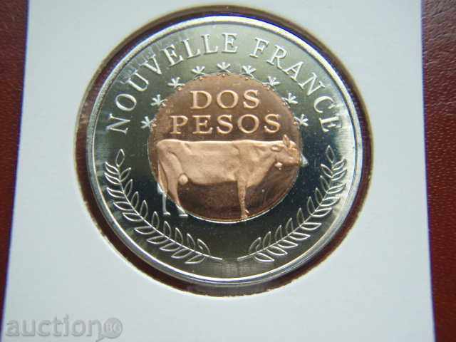 2 Pesos 2013 Patagonia (Патагония) - Unc