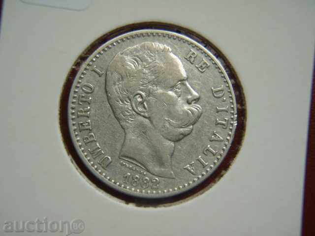 2 Lire 1882 Italy - VF+ with price 44.89 BGN | € 22.95 2 Lire 1882 Italy - VF+ with price 44.89 BGN | € 22.95