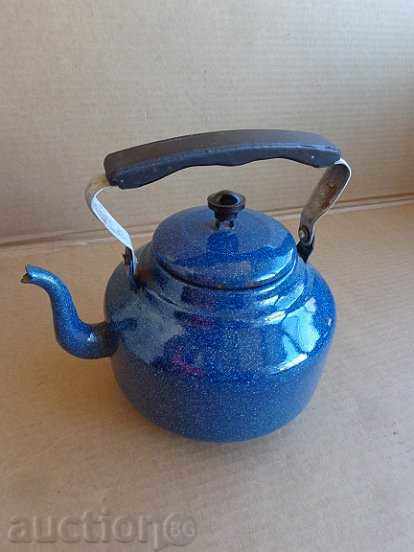 Old enamelized kettle, coffee maker, kettle