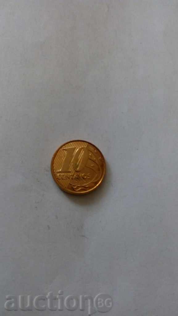 Brazil 10 cent. 2012