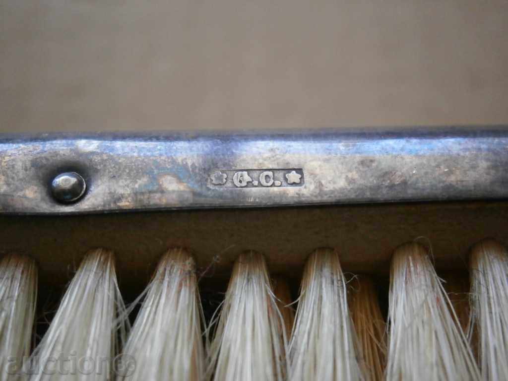 Аукцион старинна посребрена четка ретро винтидж