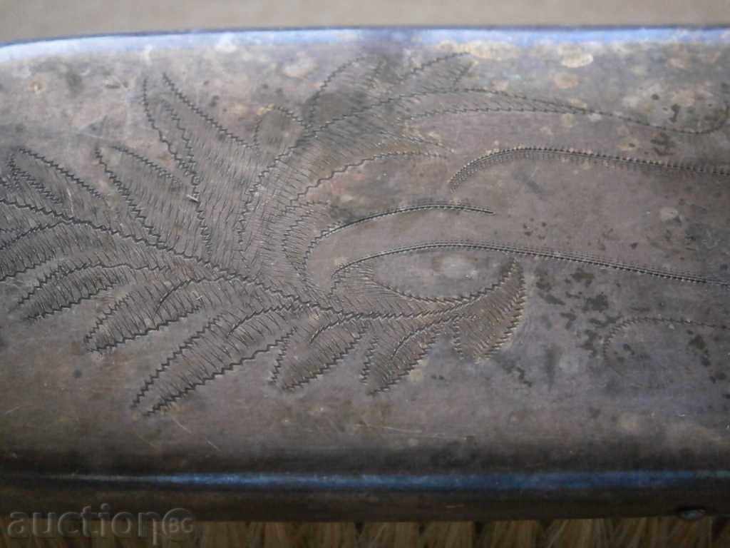 старинна посребрена четка ретро винтидж - 5