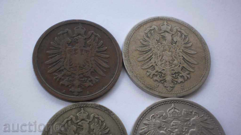 Lot Pfennig Germană 1876 - 1914 - 5