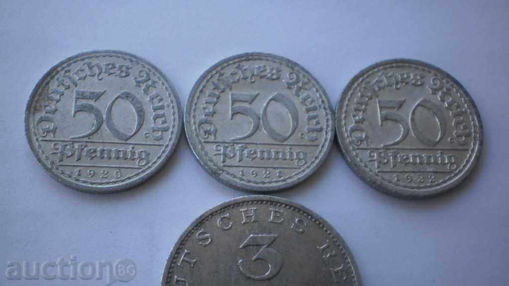 Lot Pfennig german și Brands 1920 - 1922 cu preț € 5.11 | 9.99 BGN