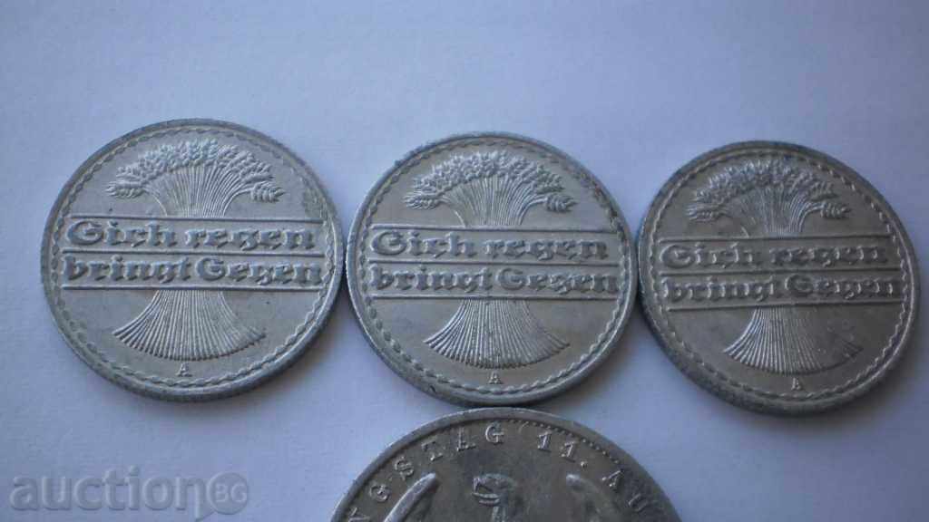 Lot Pfennig german și Brands 1920 - 1922 - 5