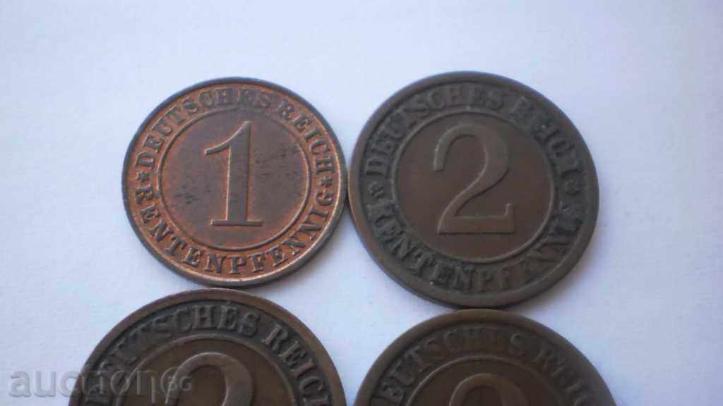 Lot Pfennig german 1923 - 1924 cu preț € 5.11 | 9.99 BGN