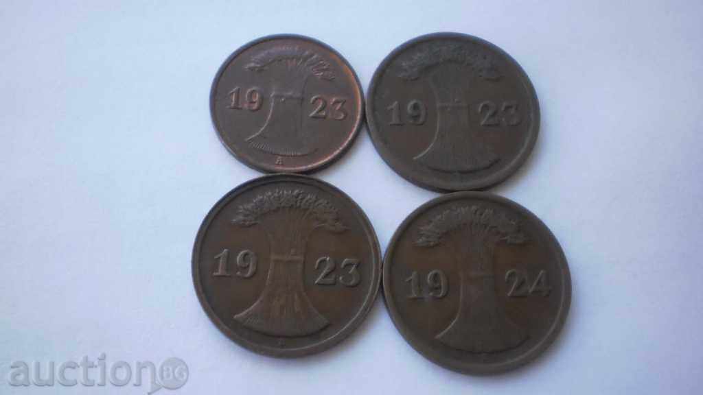 Livrarea Lot Pfennig german 1923 - 1924