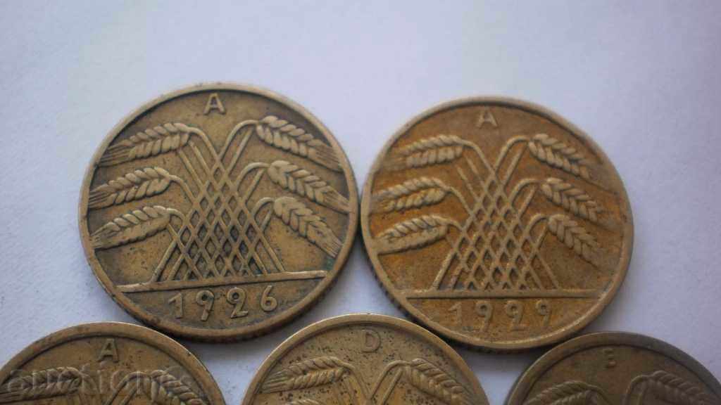 Lot Pfennig german 1925 - 1929 - 5