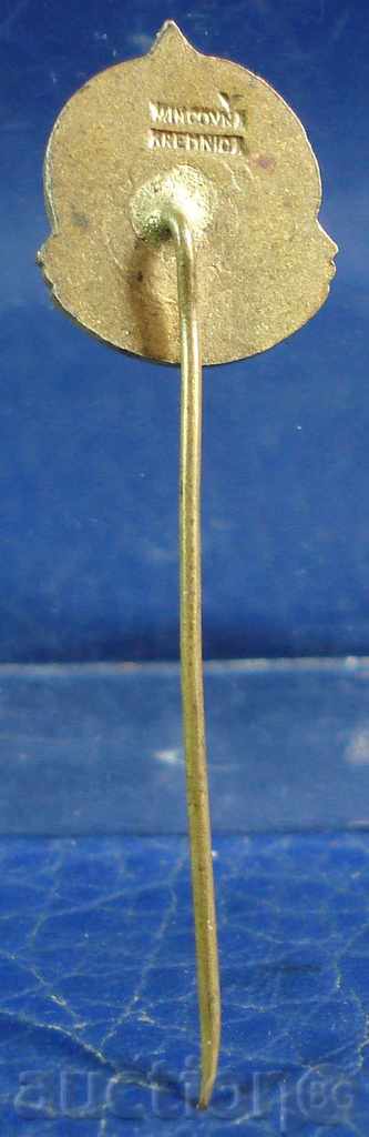 6563 Czechoslovak sign Ready for work and defense 3 class enamel with price 2.00 BGN | € 1.02 6563 Czechoslovak sign Ready for work and defense 3 class enamel with price 2.00 BGN | € 1.02