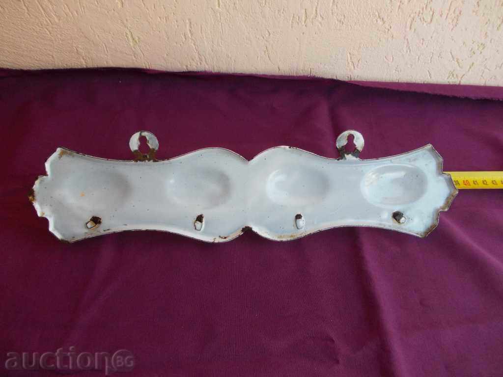 Old enamel hanger with price 10.00 BGN | € 5.11 Old enamel hanger with price 10.00 BGN | € 5.11