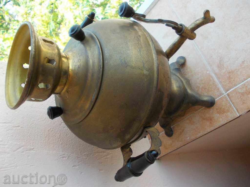 Old brass samovar with price 170.00 BGN | € 86.92