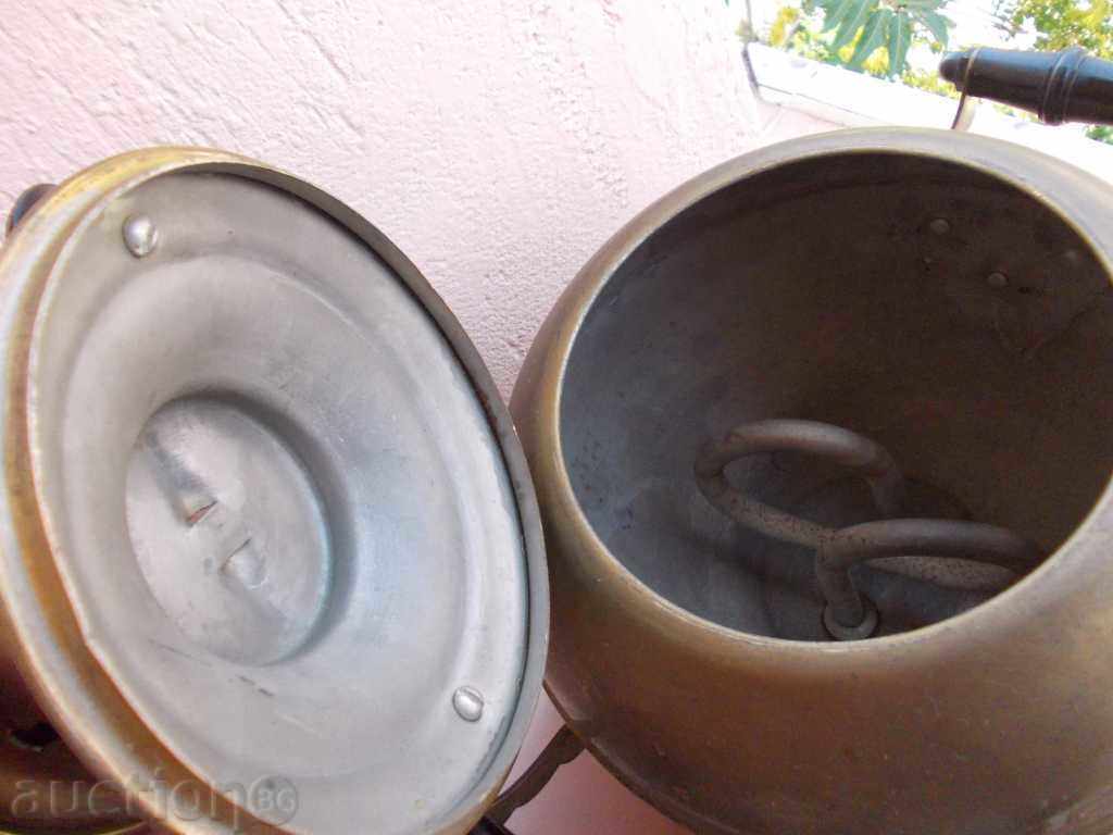 Old brass samovar - 5