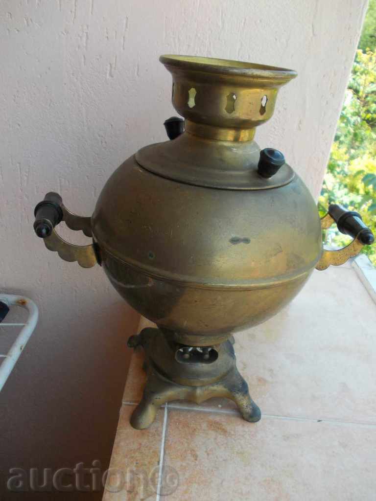 Old brass samovar - 6