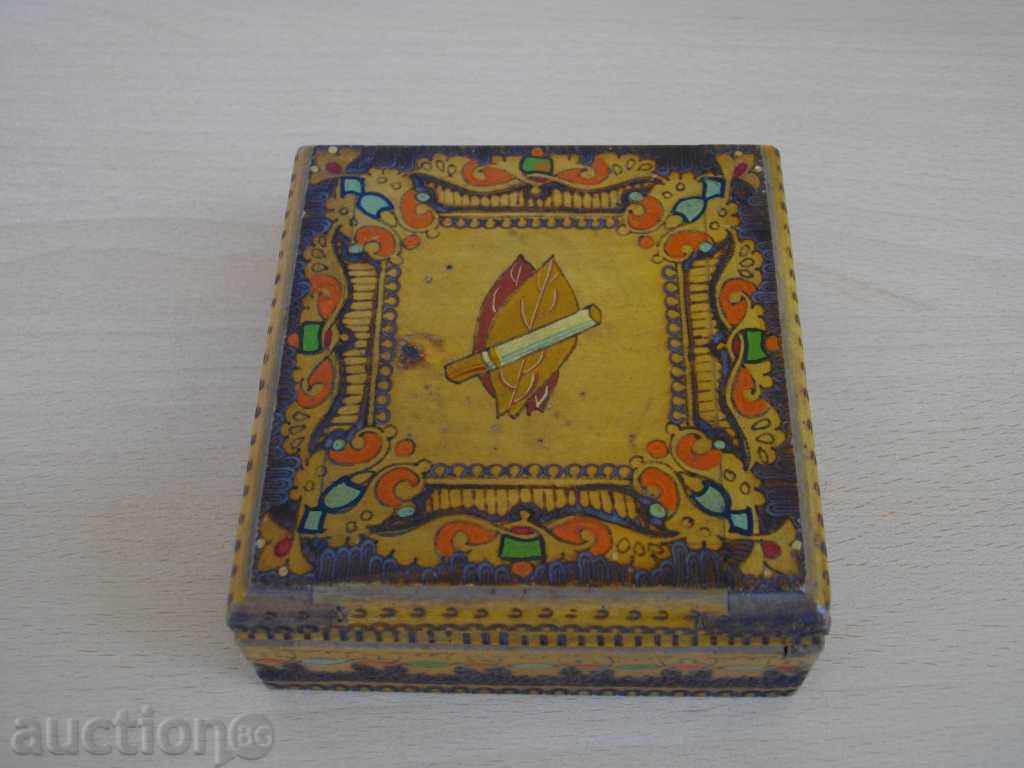 Cigarette box pyrographic - 1 with price 15.00 BGN | € 7.67 Cigarette box pyrographic - 1 with price 15.00 BGN | € 7.67