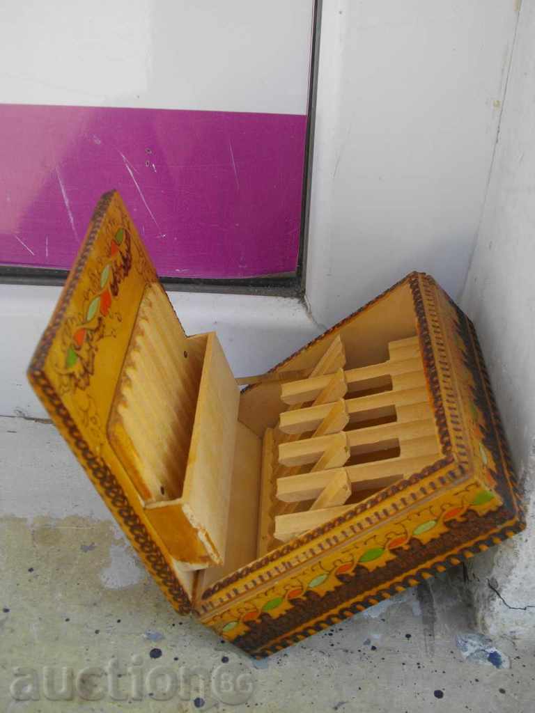 Cigarette box pyrographic - 1 - 7 Cigarette box pyrographic - 1 - 7