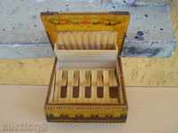 Cigarette box pyrographic - 1