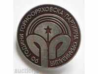 90 de ani de partid organizație Gornooryahovski - insigna