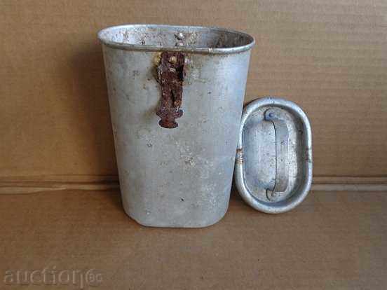 Delivery of WW2 German Aluminum Food Jug Delivery of WW2 German Aluminum Food Jug