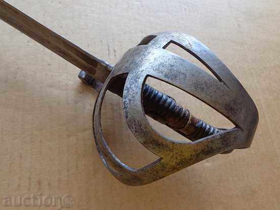 Sabie de cavalerie germană cu teacă model 1870, palaș, iatagan - 6