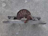 Old rotating beet grater, wooden, primitive