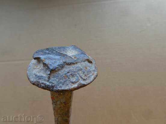 Delivery of An old cramp from the baroniscus railroad profile nail nit Delivery of An old cramp from the baroniscus railroad profile nail nit