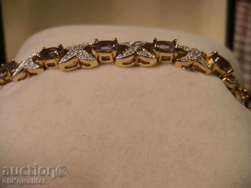 ATTRACTIVE SILVER GRAY, AMETIC, DIAMOND, SREBRO 925 with price 797.00 BGN | € 407.50 ATTRACTIVE SILVER GRAY, AMETIC, DIAMOND, SREBRO 925 with price 797.00 BGN | € 407.50