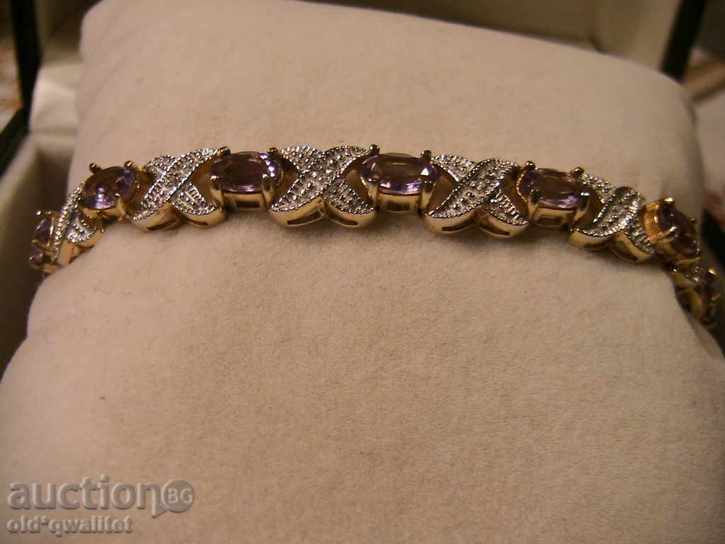 Auction ATTRACTIVE SILVER GRAY, AMETIC, DIAMOND, SREBRO 925 Auction ATTRACTIVE SILVER GRAY, AMETIC, DIAMOND, SREBRO 925