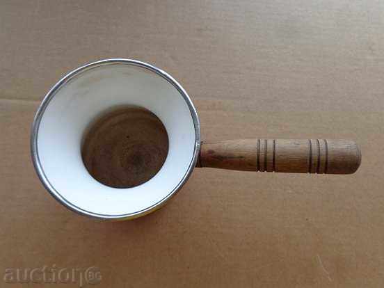 Delivery of Old jesse with enamel, enameled court coffee beer Kingdom Bulgaria Delivery of Old jesse with enamel, enameled court coffee beer Kingdom Bulgaria