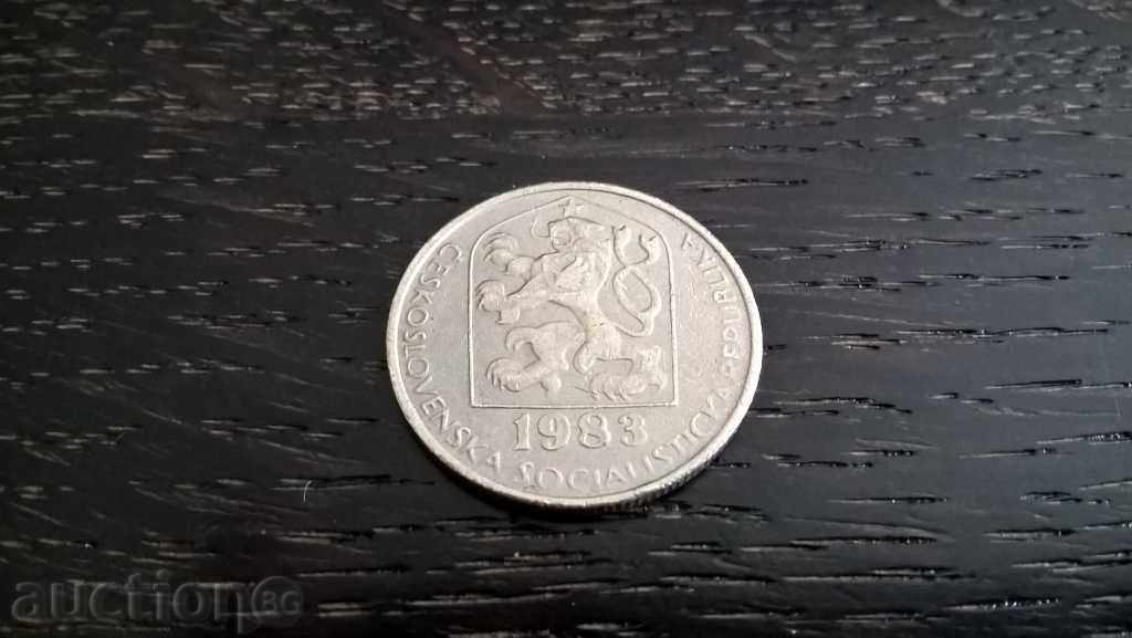 Coin - Czechoslovakia - 50 cheleries 1983 with price 0.80 BGN | € 0.41 Coin - Czechoslovakia - 50 cheleries 1983 with price 0.80 BGN | € 0.41
