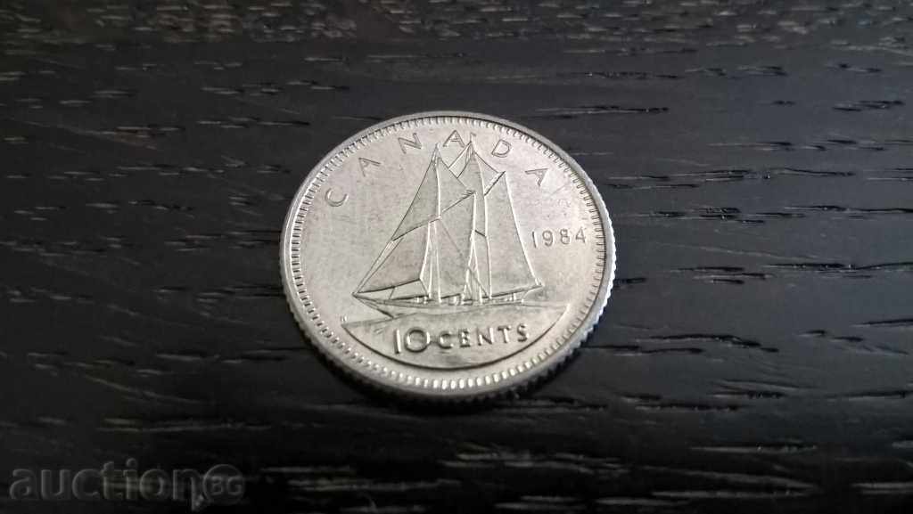 Coin - Canada - 10 cents 1984.