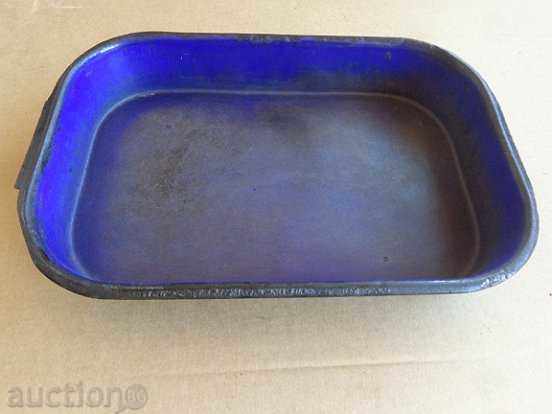 An enameled pot, a platter with enamel with price 39.00 BGN | € 19.94 An enameled pot, a platter with enamel with price 39.00 BGN | € 19.94