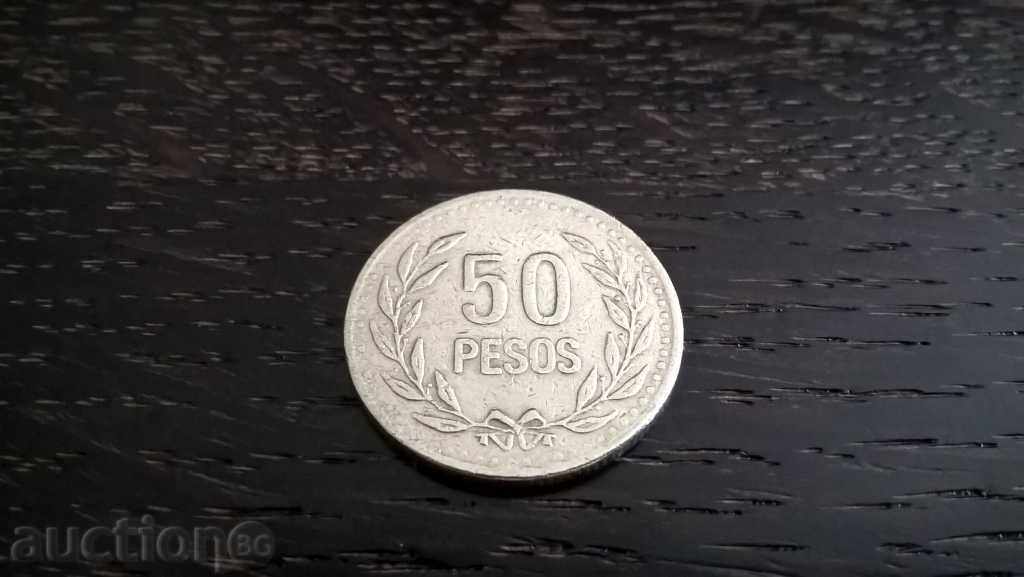 Monede - Columbia - 50 pesos | 1993.