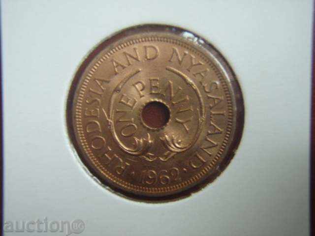 1 Penny 1962 Rhodesia și Nyasaland - Unc