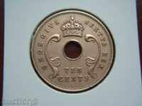 10 Cents 1952 East Africa (Източна Африка) - VF+