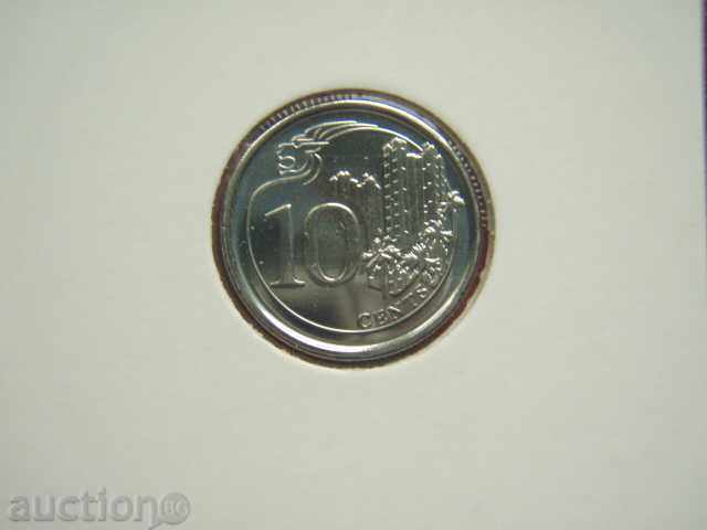 10 Cents 2013 Singapur (Сингапур)  - Unc