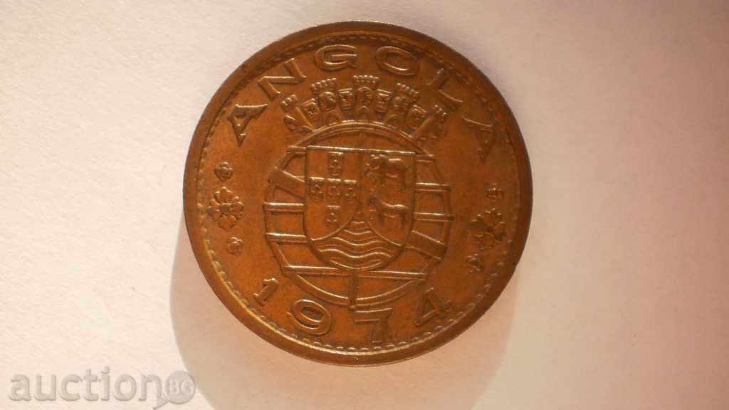 Angola portugheză 1 Escudo 1974 UNC rare monede cu preț € 2.56 | 5.01 BGN