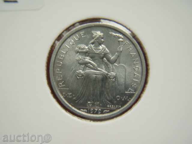 1 Franc 1979 French Polynesia (French Polynesia) - Unc with price 4.89 BGN | € 2.50 1 Franc 1979 French Polynesia (French Polynesia) - Unc with price 4.89 BGN | € 2.50