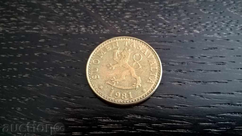 Монета - Финландия - 20 пения | 1981г. с цена 1.20 лв. | € 0.61 Монета - Финландия - 20 пения | 1981г. с цена 1.20 лв. | € 0.61