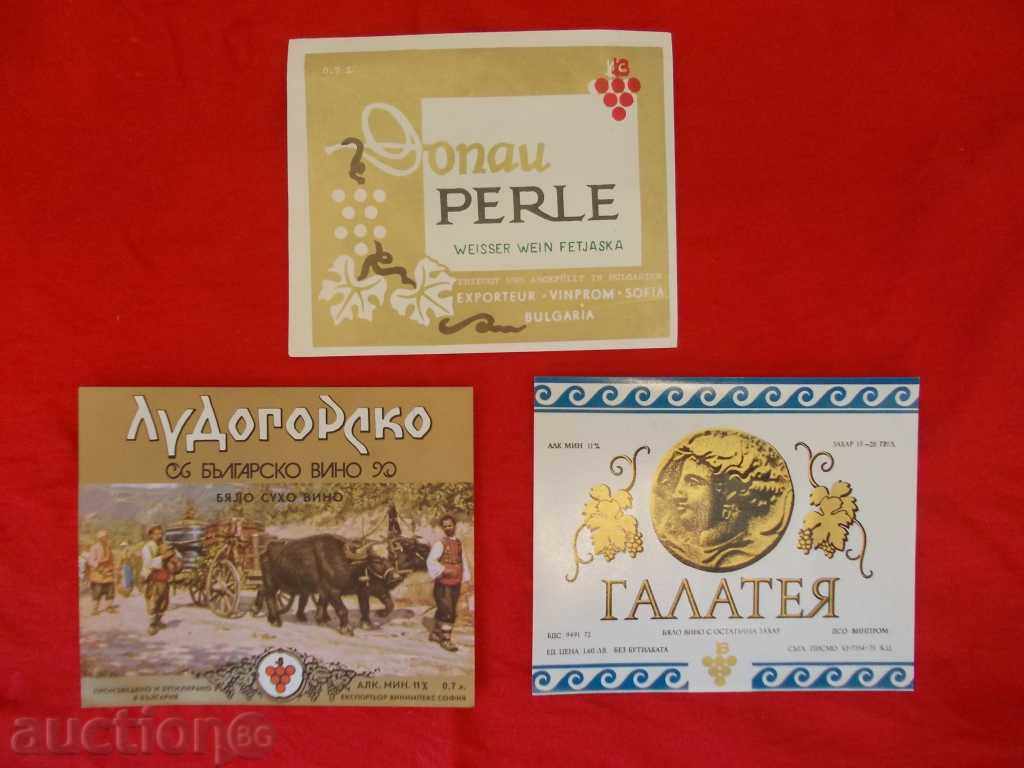 LOT of 3 LARGE LABELS FROM THE SOCIALIST ERA /30/