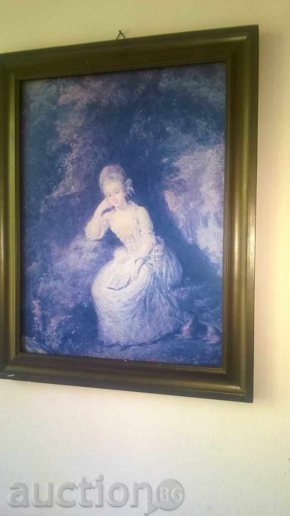 PICTURE - FRAME portrait ANNY SZANIAWSKIEJ with price 35.00 BGN | € 17.90