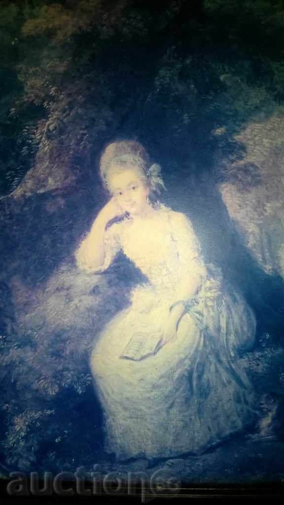 Auction  PICTURE - FRAME portrait ANNY SZANIAWSKIEJ