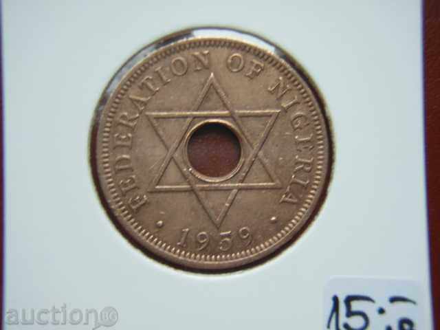 1 Penny 1959 Nigeria (Нигерия) - XF/AU с цена € 5.29 | 10.35 лв. 1 Penny 1959 Nigeria (Нигерия) - XF/AU с цена € 5.29 | 10.35 лв.