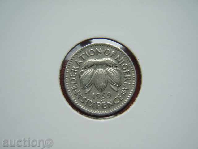 6 Pence 1959 Νιγηρία (Νιγηρία) - XF